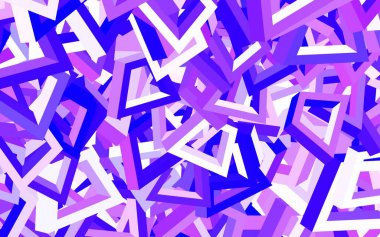 Açık Mor, kaotik şekilli pembe vektör şablonu. Modern tarzda değişen renkli kaotik formlar. Bir cep telefonu için arka plan.