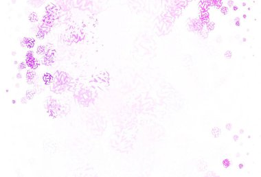 Bükülmüş çizgileri olan açık mor vektör dokusu. Eğilimli zarif, parlak bir çizim. Cep telefonu ekranları için şablon.