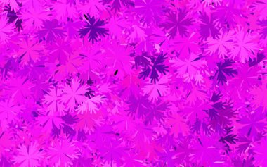 Koyu pembe vektör çiçekli doğal zemin. Parlak renkli resimli çiçekler. Tasarımınız için yeni şablon.