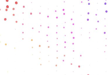 Açık Pembe, daireli sarı vektör şablonu. Doğa tarzında bulanık halkaları olan güzel renkli çizimler. Güzel web siteleri için desen.