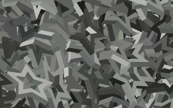 Темний Сірий Векторний Фон Трикутниками Чудова Ілюстрація Трикутниками Стилі Природи — стоковий вектор