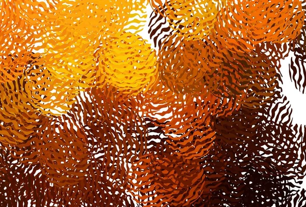 Scuro Sfondo Vettore Arancione Con Linee Spiritose Illustrazione Colorata Brillante — Vettoriale Stock