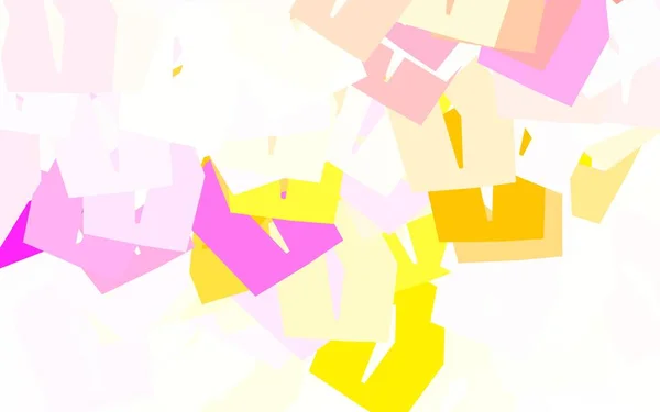 Lys Flerfarvet Vektor Tekstur Med Farverige Sekskanter Glimrende Abstrakt Illustration – Stock-vektor