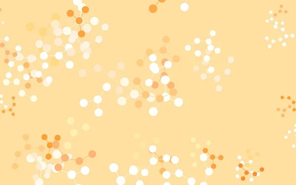 Світло Оранжевий Векторний Фон Формами Штучного Інтелекту Блискучі Барвисті Ілюстрації — стоковий вектор