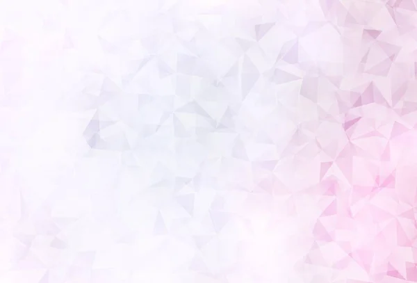 Light Pink Vector Polygon Abstract Backdrop Colorful Illustration Polygonal Style — Stock vektor