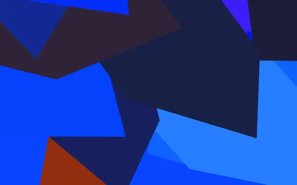 Темний Багатобарвний Векторний Шаблон Кристалами Трикутниками Декоративний Дизайн Абстрактному Стилі — стоковий вектор