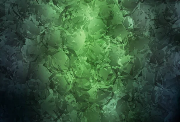 Темно Зелені Векторні Елегантні Шпалери Трояндами Квітами Абстрактна Ілюстрація Квітами — стоковий вектор