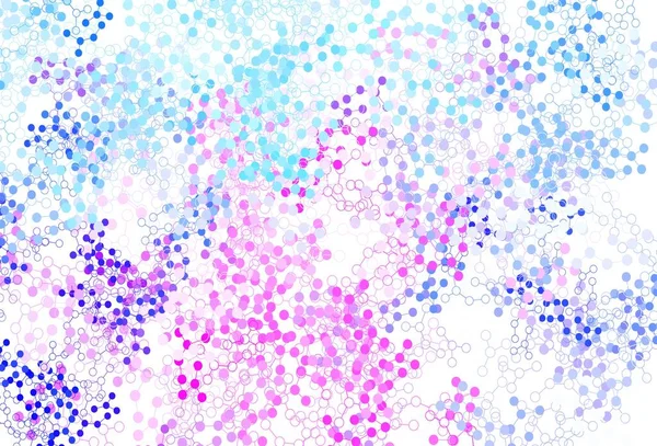 Licht Roze Blauwe Vector Textuur Met Kunstmatige Intelligentie Concept Abstracte — Stockvector