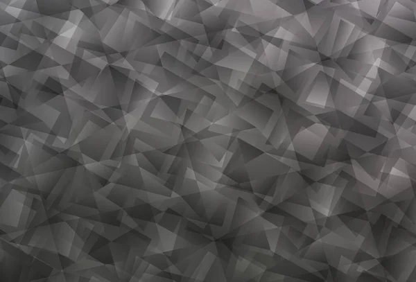 Light Gray Vetor Padrão Mosaico Abstrato Ilustração Abstrata Poligonal Com — Vetor de Stock