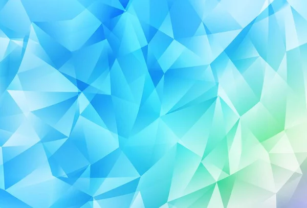 Синий Зеленый Векторный Многоугольный Искушение Треугольный Геометрический Образец Градиентом Совершенно — стоковый вектор