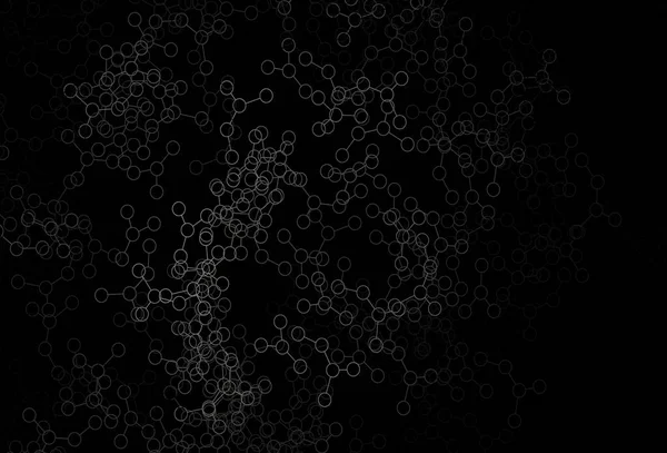 Textura Vectorial Gris Oscuro Con Concepto Inteligencia Artificial Ilustración Colorida — Archivo Imágenes Vectoriales