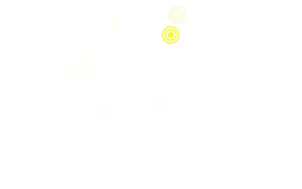 浅绿色 黄色矢量背景点 用自然风格的彩色气泡作摘要说明 壁纸的纹理图案 — 图库矢量图片