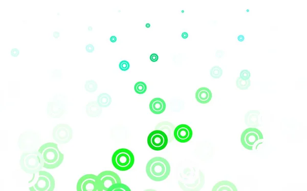 Light Green Vector Background Spots Beautiful Colored Illustration Blurred Circles — Stock Vector
