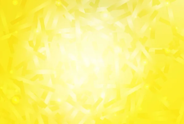 Fondo Vectorial Amarillo Claro Con Rayas Ilustración Colores Brillantes Con — Vector de stock