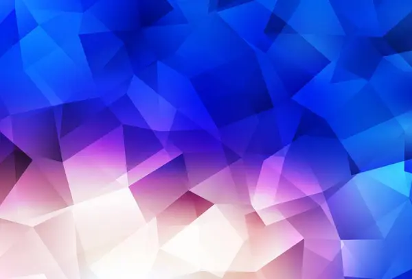 Modèle Triangles Gradient Vectoriel Bleu Clair Jaune Illustration Abstraite Colorée — Image vectorielle