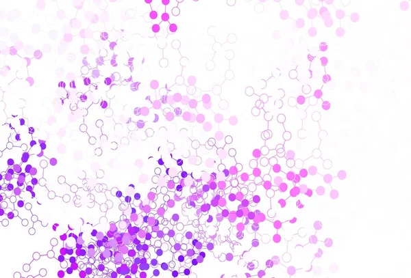 Light Purple Pink Vector 배경에 데이터가 있습니다 구조와 삽화를 있습니다 — 스톡 벡터