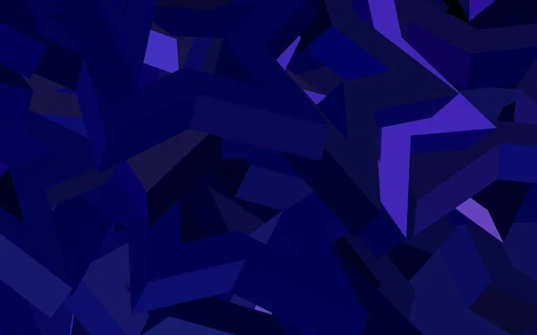 Dunkelviolette Vektortextur Mit Schönen Sternen Moderne Geometrische Abstrakte Illustration Mit — Stockvektor