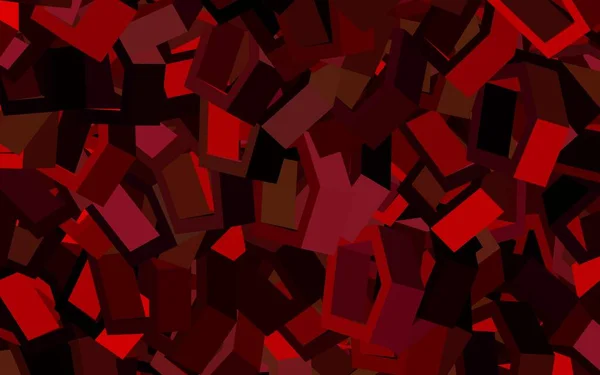 Tmavě Fialová Růžová Vektorová Šablona Šestiúhelníkovém Stylu Abstraktní Ilustrace Barevnými — Stockový vektor