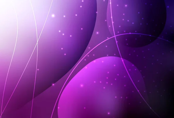 Темно Рожевий Вектор Декоративний Дизайн Абстрактному Стилі Бульбашками Лініями Розмитий — стоковий вектор
