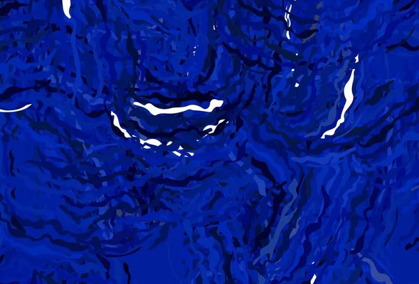 Темно Синий Вектор Искушает Мохнатыми Линиями Совершенно Новая Красочная Иллюстрация — стоковый вектор