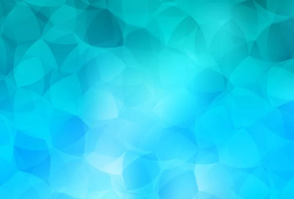 Hellblaue Vektordreieck Mosaik Vorlage Elegante Helle Polygonale Illustration Mit Farbverlauf — Stockvektor