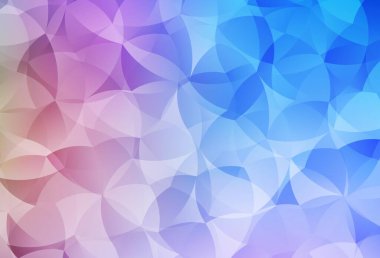 Açık mavi, kırmızı vektör soyut çokgen şablon. Gradyanı olan üçgen geometrik örnek. Arkaplanlarınız için desenli desen.