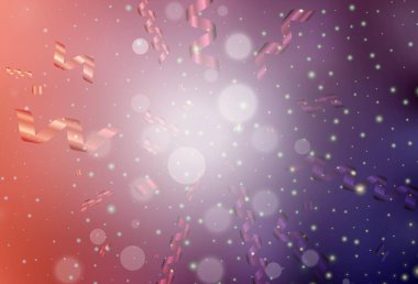 Koyu pembe, kırmızı vektör arka planı, Xmas tarzı. Gradyan Noel elementleri içeren bir Akıllı Çizim. Harfler ve tipografi için şablon.