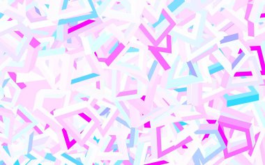 Açık pembe, soyut şekilli mavi vektör dokusu. Soyut gradyan şekilli basit renkli çizimler. İşiniz için en iyi akıllı tasarım.