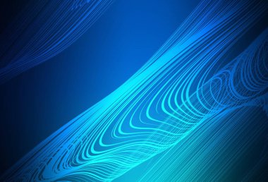 Koyu mavi vektör renkli arkaplan. Soyut renkli gradyan çizimi. İşiniz için en iyi bulanık tasarım..