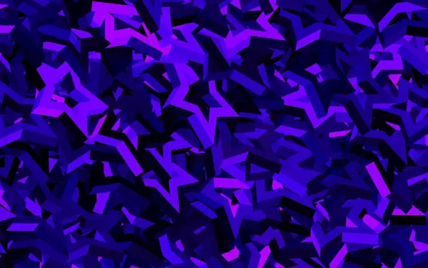 Темно Фиолетовая Векторная Компоновка Линиями Треугольниками Современная Абстрактная Иллюстрация Красочными — стоковый вектор