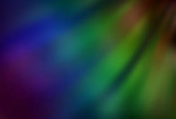 Donkerblauw Groene Vector Abstracte Wazige Achtergrond Kleurrijke Illustratie Abstracte Stijl — Stockvector