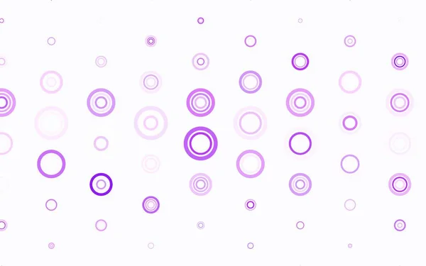 Light Purple Vector Background Bubbles Blurred Decorative Design Abstract Style — Stock Vector