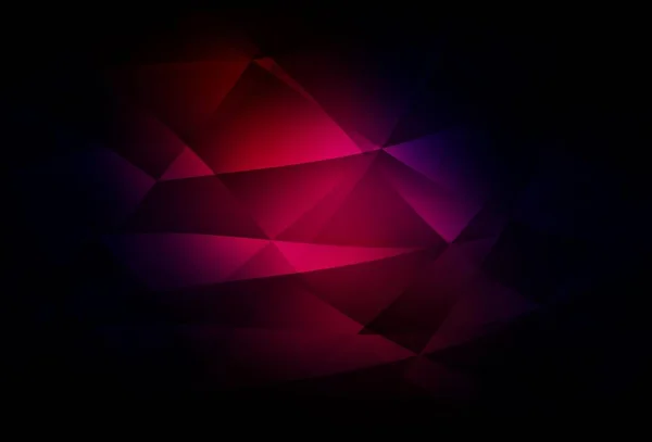 ダークピンク レッドベクトルの三角形のレイアウト輝く 三角形のカラフルな抽象的なイラスト 携帯電話の背景のテンプレート — ストックベクタ
