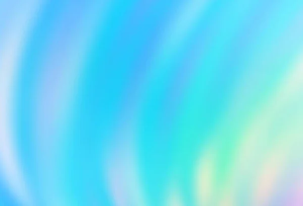 Bleu Clair Vert Vecteur Fond Flou Coloré Illustration Colorée Abstraite — Image vectorielle