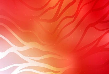 Açık Kırmızı, sarı çizgili sarı vektör arkaplan. Çağdaş gradyan soyut çizgileri olan çizimler. Web siteniz için soyut tasarım.