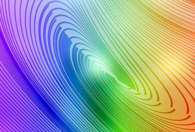 Eğri çizgileri olan açık renkli vektör dokusu. Soyut tarzda gradyan çizgilerle akıllı illüstrasyon. Cep telefonu ekranları için arkaplan.