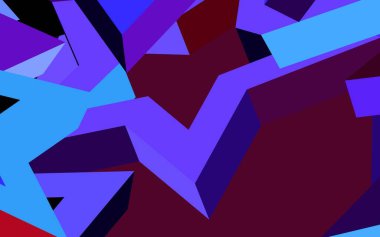 Açık mavi, Noel yıldızlı kırmızı vektör deseni. Yıldızlı parlak renkli illüstrasyon. Astronomi web siteleri için desen.