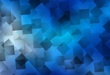 Dikdörtgen biçiminde hafif BLUE vektör dokusu. Soyut stil ve dikdörtgenlerle dekoratif tasarım. Web siteleri için şablon kullanılabilir.