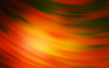 Bükülmüş çizgileri olan koyu turuncu vektör düzeni. Yaratıcı illüstrasyon, yarım tonlu ve eğimli. Reklamlarınız, posterleriniz, afişleriniz için yepyeni bir tasarım..