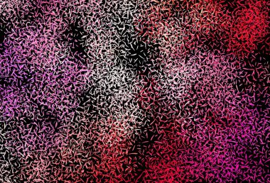 Koyu pembe, tekrarlanan çubuklu sarı vektör şablonu. Keskin çizgili parlak renkli çizimler. Meşgul web siteleriniz için şablon.