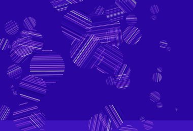 Açık Mor, daireli pembe vektör şablonu. Bulanık dekoratif tasarım baloncuklu soyut tarzda. Güzel web siteleri için desen.