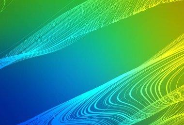 Açık mavi, yeşil vektör parlak soyut düzen. Soyut renkli gradyan çizimi. İşiniz için yepyeni bir tasarım..