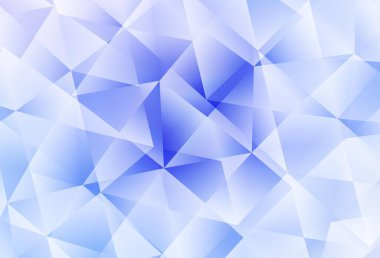 Açık Mor vektör çokgen arka plan. Yarım ton şeklinde, üçgenli yaratıcı illüstrasyon. Bir markanın arkaplanı için desen.