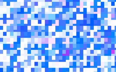 Açık mavi, çizgileri ve dikdörtgenleri olan kırmızı vektör düzeni. Dikdörtgenleri ve kareleri olan güzel bir çizim. Şablon bir arkaplan olarak kullanılabilir.