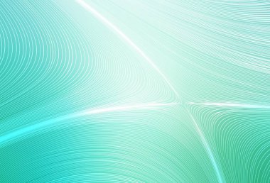 Renkli çizgileri olan açık yeşil vektör dokusu. Çizgilerle modern geometrik soyut çizim. Reklamlar, posterler, afişler için desen.