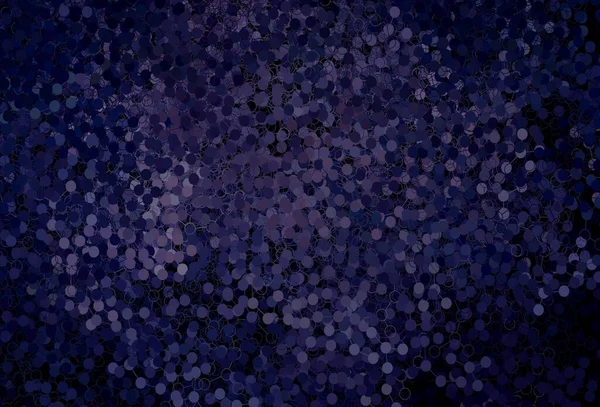 Diseño Vectorial Púrpura Oscuro Con Formas Círculo Ilustración Abstracta Moderna — Archivo Imágenes Vectoriales