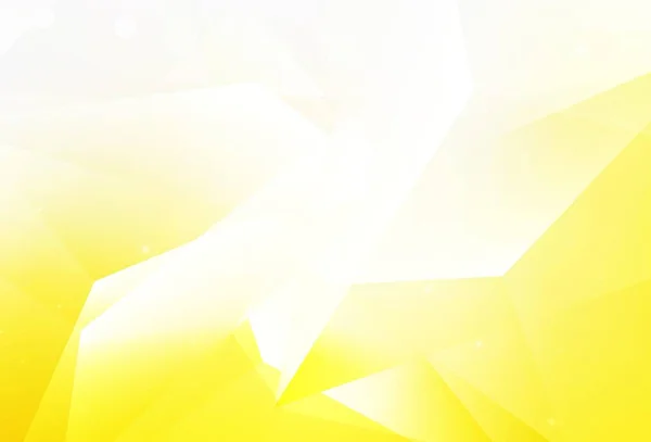 Světle Žlutý Vektor Moderní Abstraktní Ilustrace Barevnými Kapkami Vody Ilustrace — Stockový vektor