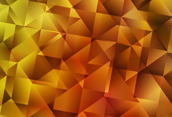 Светло Оранжевый Вектор Многоугольного Фона Многоугольная Абстрактная Иллюстрация Градиентом Новый — стоковый вектор