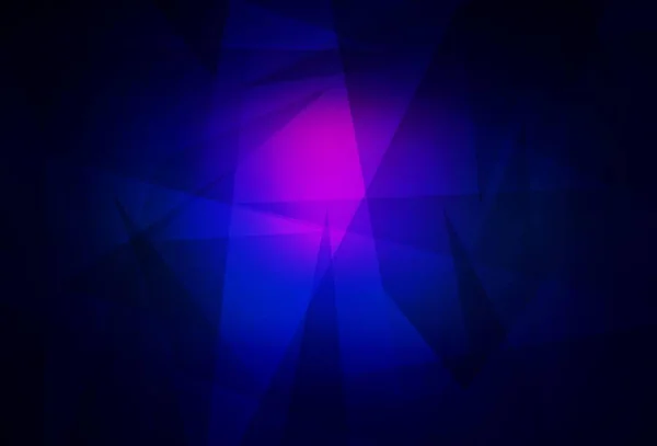 Σκούρο Ροζ Μπλε Διανυσματική Διάταξη Γραμμές Τρίγωνα Εικονογράφηση Σετ Πολύχρωμα — Διανυσματικό Αρχείο