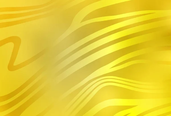 Светло Желтый Векторный Фон Мокрыми Линиями Красочный Геометрический Образец Градиентными — стоковый вектор